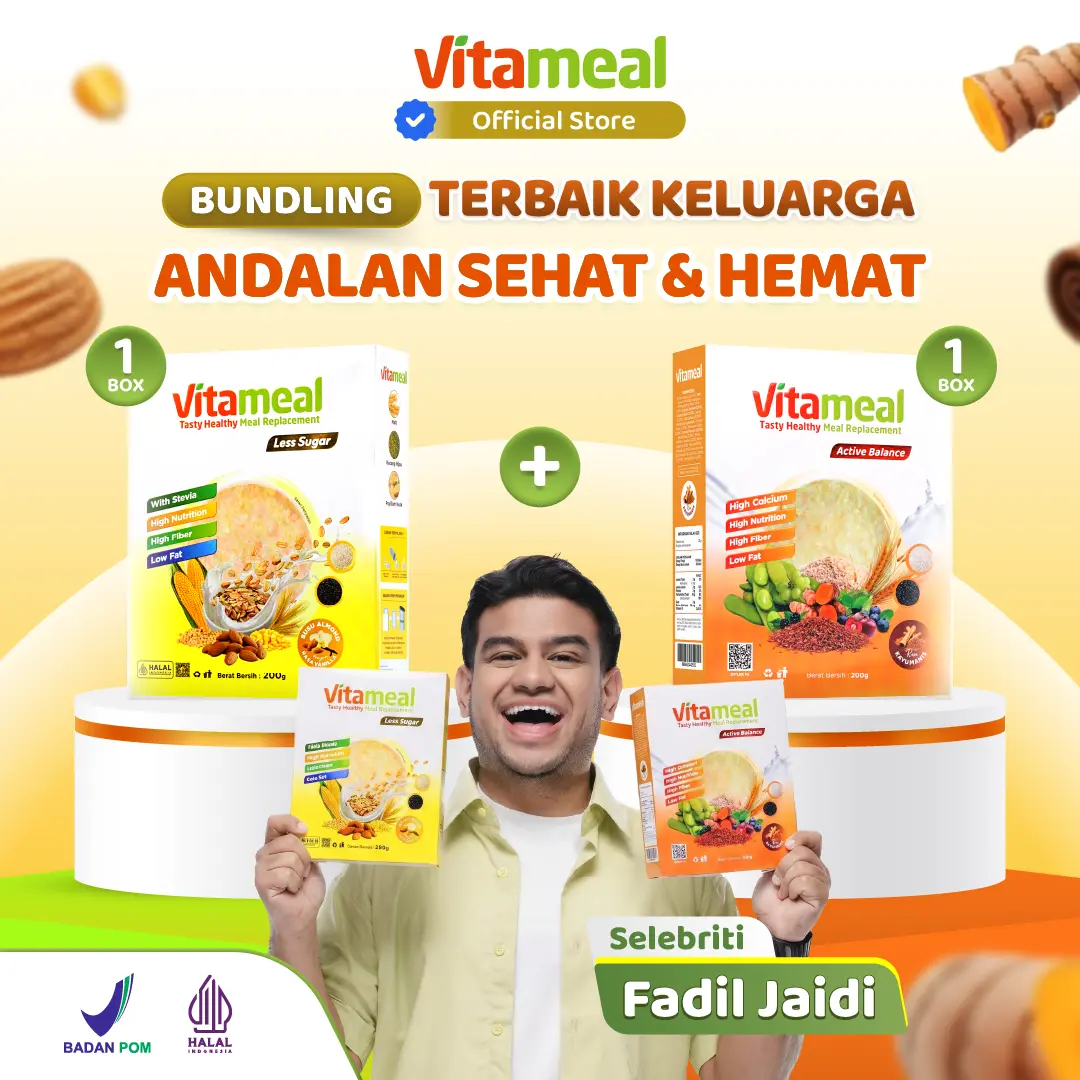 vitameal vitameal sereal rendah gula