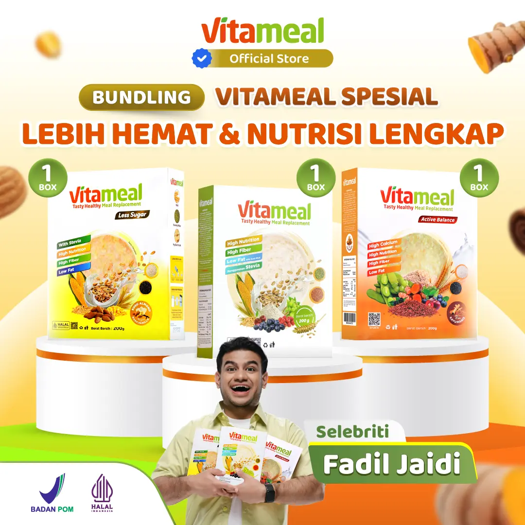 vitameal vitameal sereal rendah gula