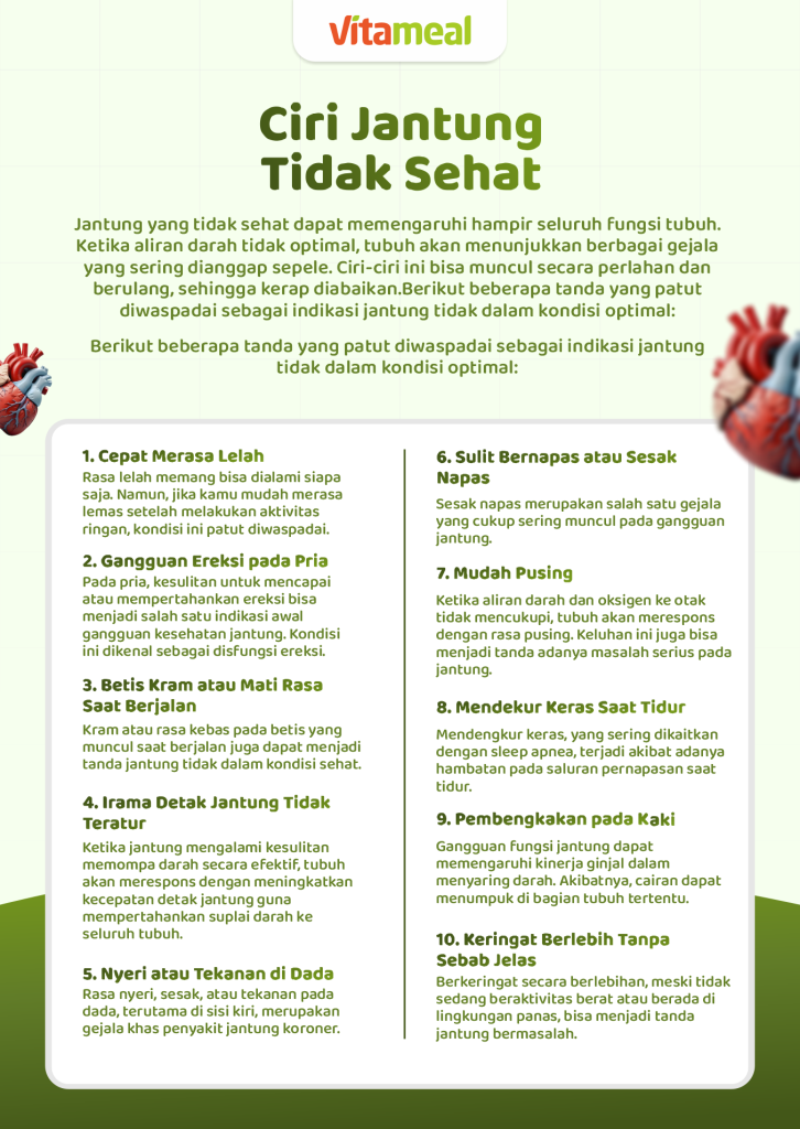 11 Ciri Jantung Tidak Sehat yang Sering Diabaikan, Jangan Tunggu Terlambat