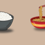 lebih baik makan nasi atau mie