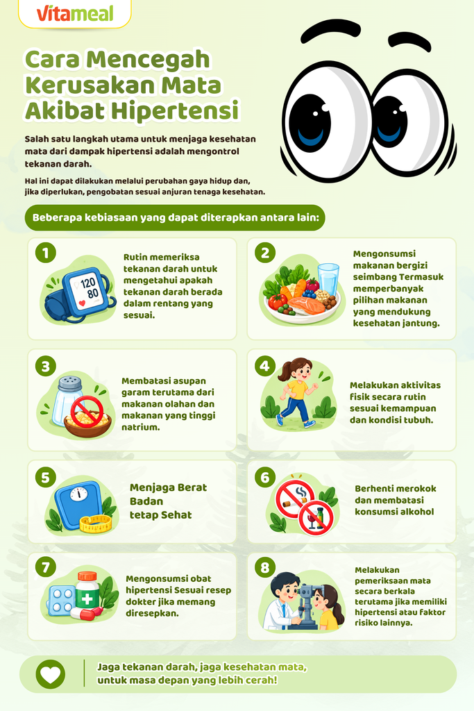 vitameal darah tinggi bisa merusak mata